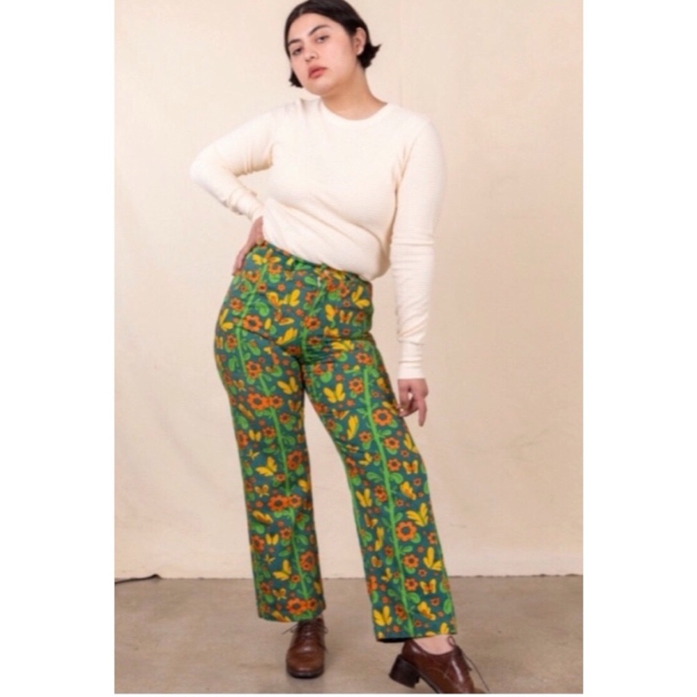 Big Bud Press Butterfly Worker Western Pants XS
